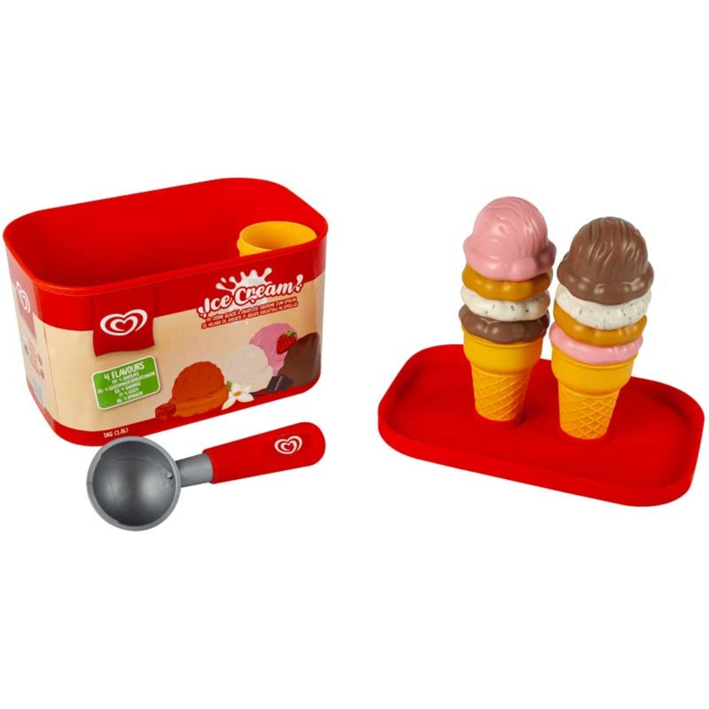 Casdon Cornetto Ice Cream Parlour 3 Piece Set