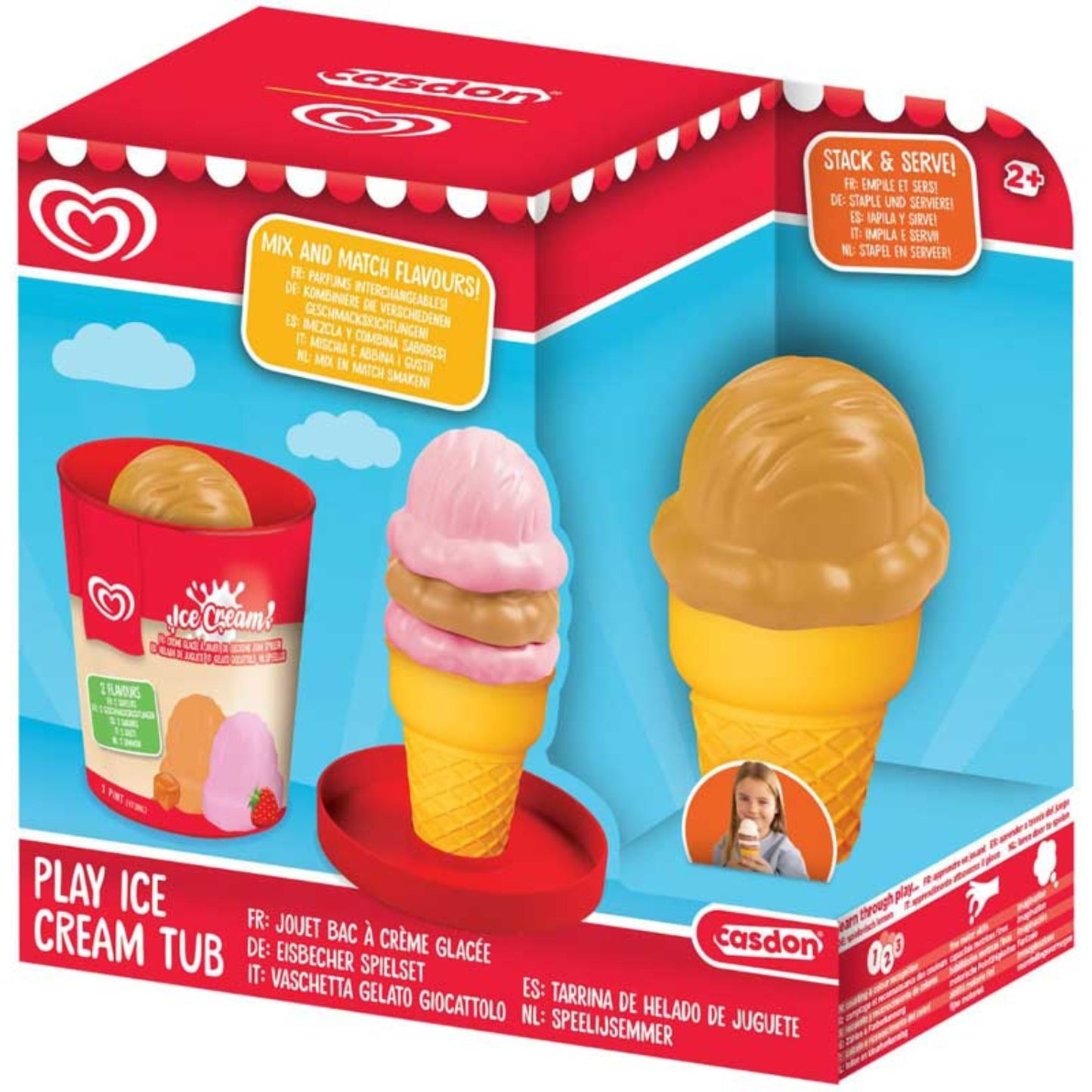Casdon Cornetto Ice Cream Parlour 3 Piece Set
