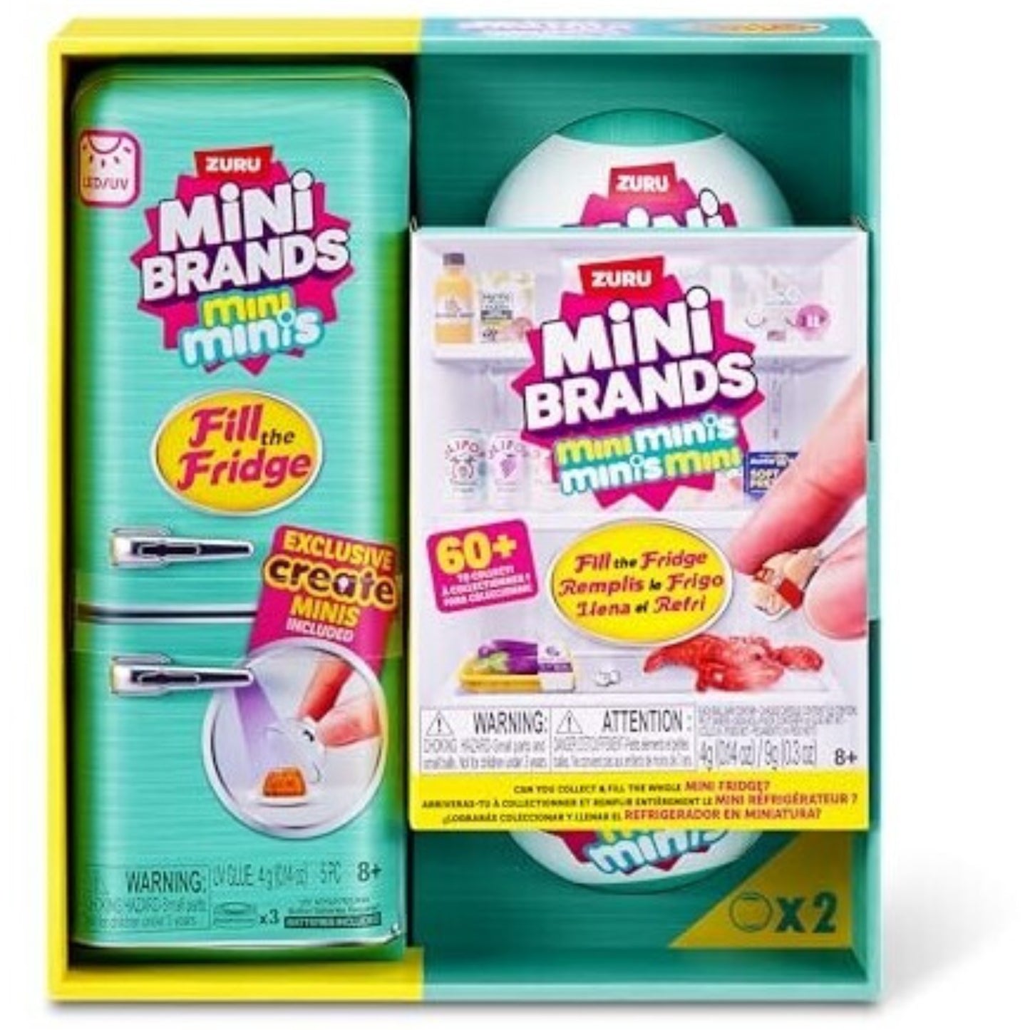 Mini Brands Fridge + 2 Balls Set