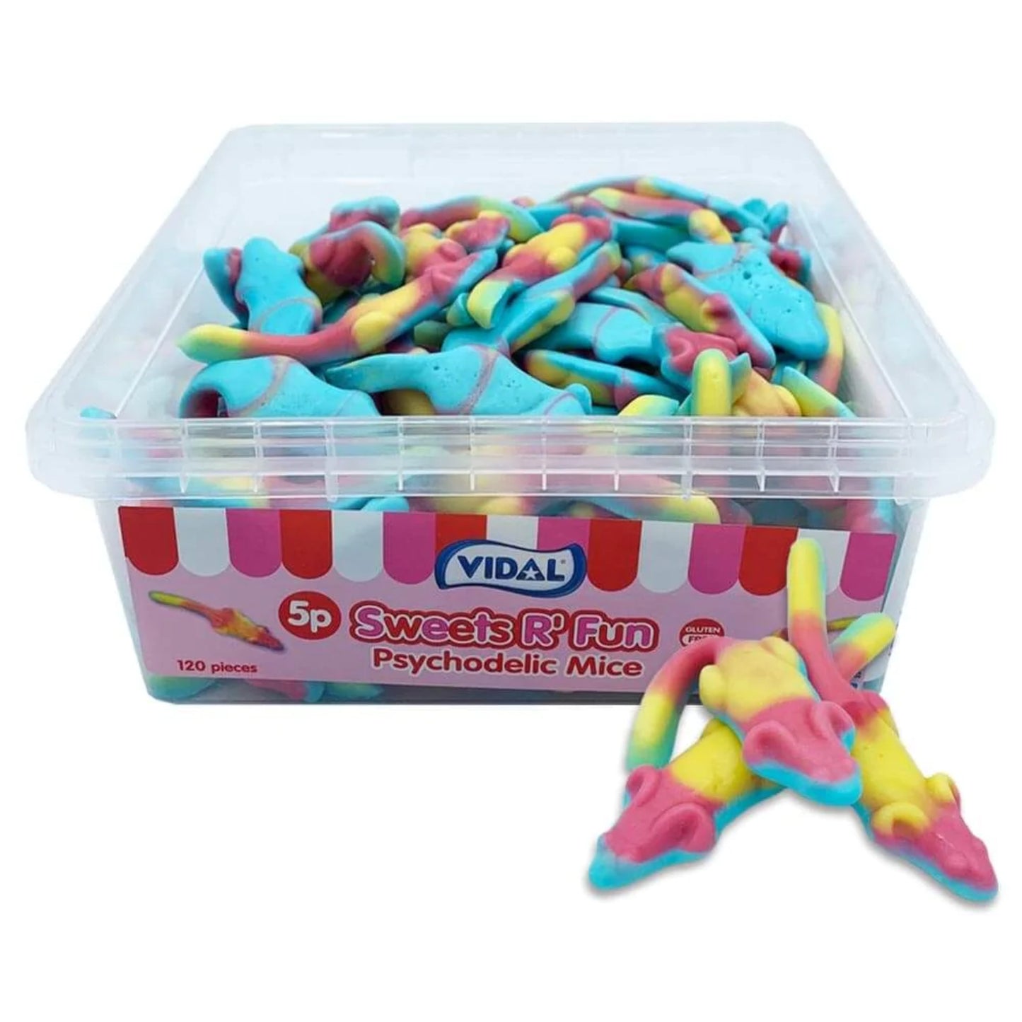 Vidal Psychedelic Mice - 120 Pcs