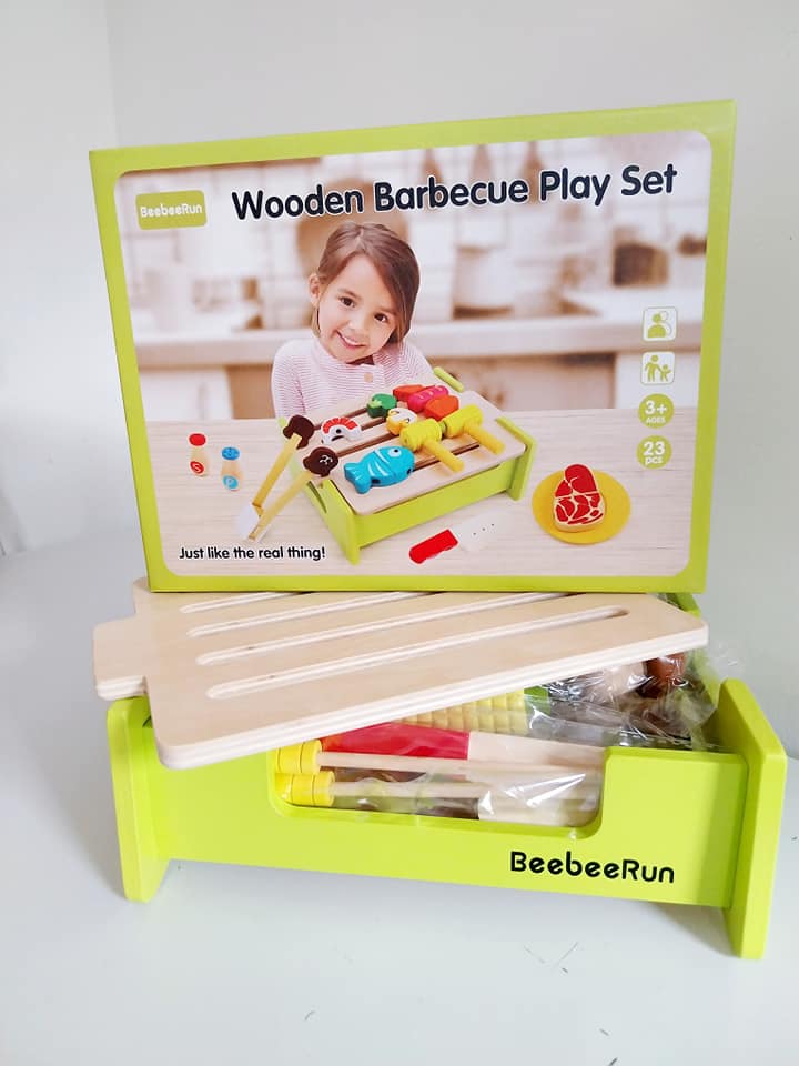 Wooden Barbecue Play Set