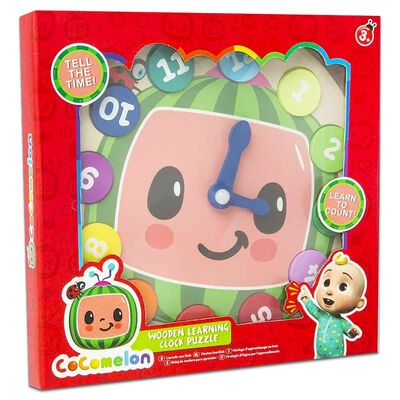 Cocomelon Wooden Learning Clock Puzzle