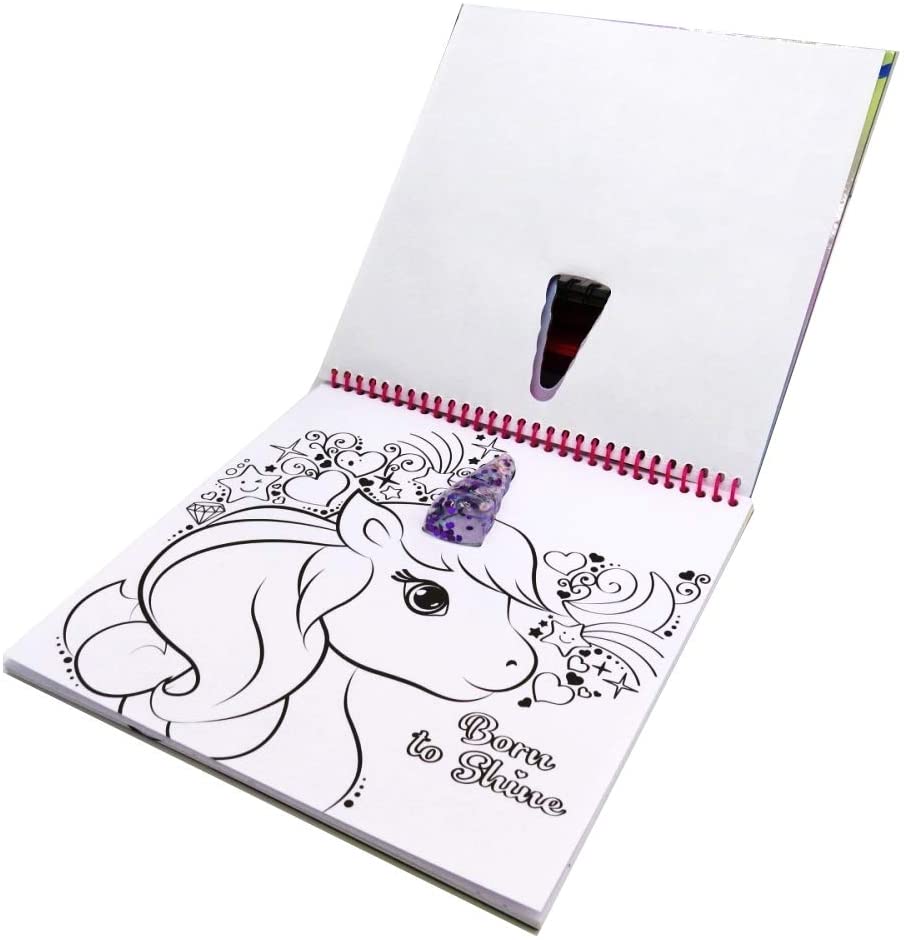 Unicorn Colour and Sticker Fun Album