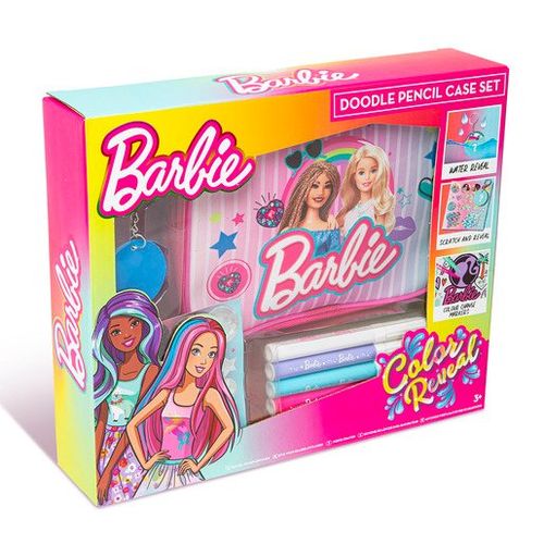 Barbie Doodle Pencil Case Set