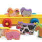 Fun Time Farm Train with Play Animals