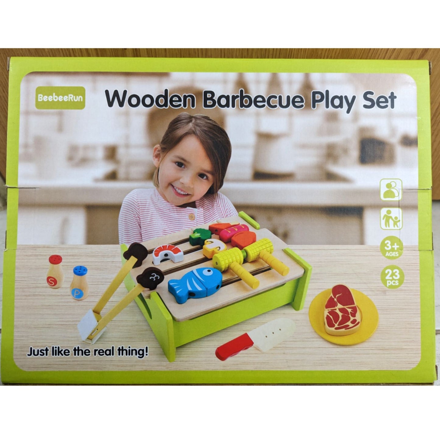 Wooden Barbecue Play Set