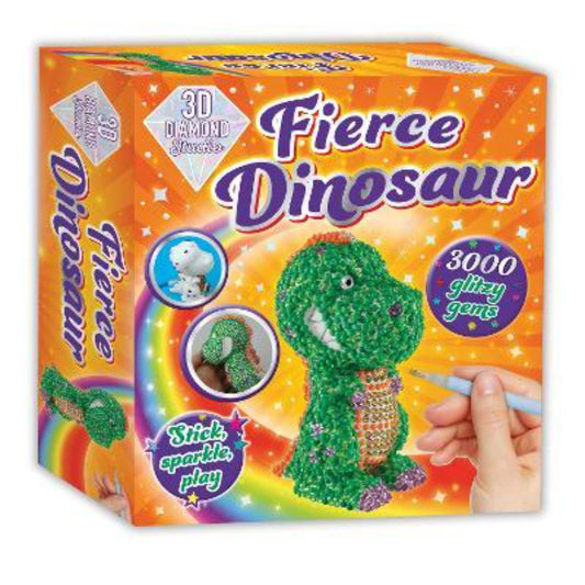 3D Diamonds Dinosaur