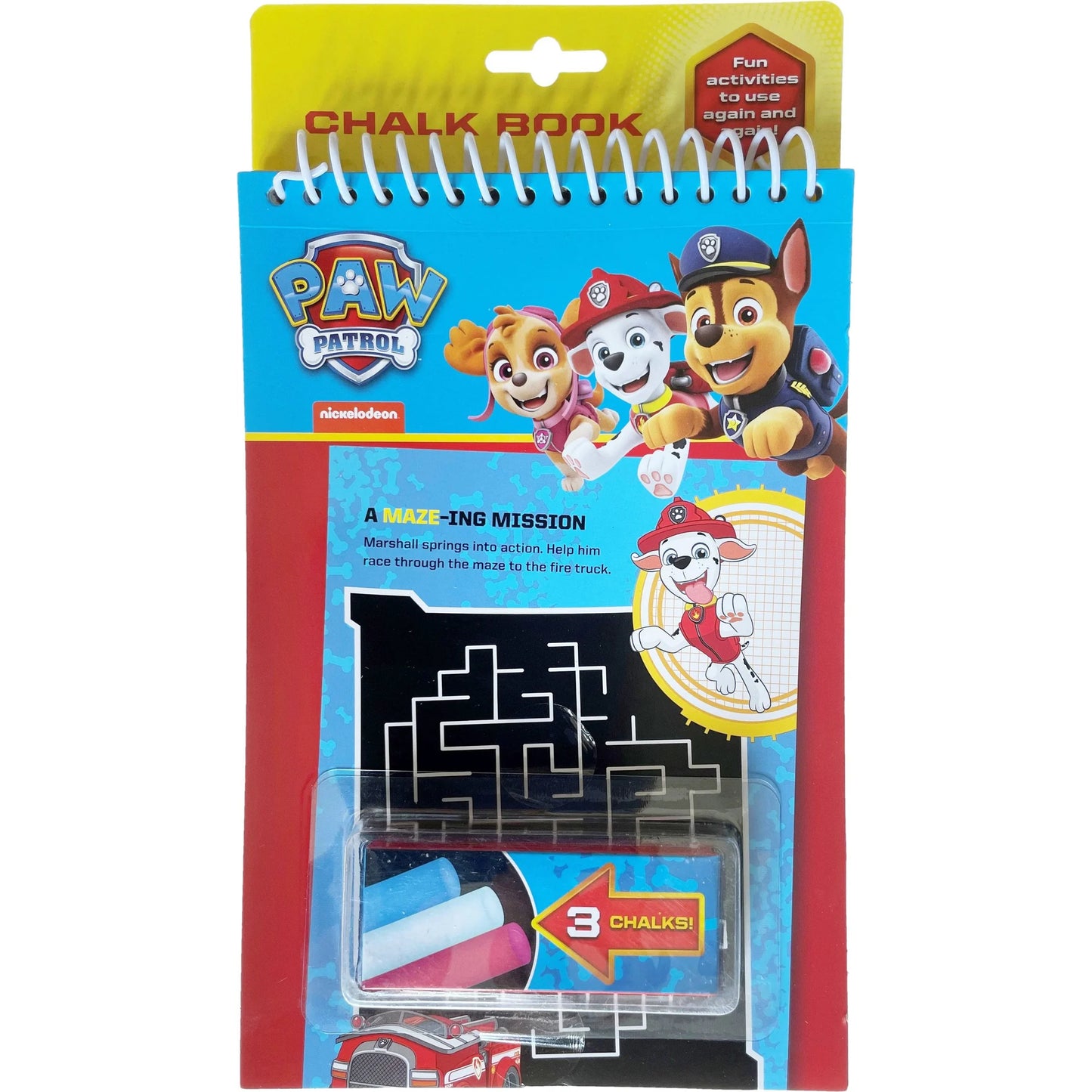 Paw Patrol Chalk Book