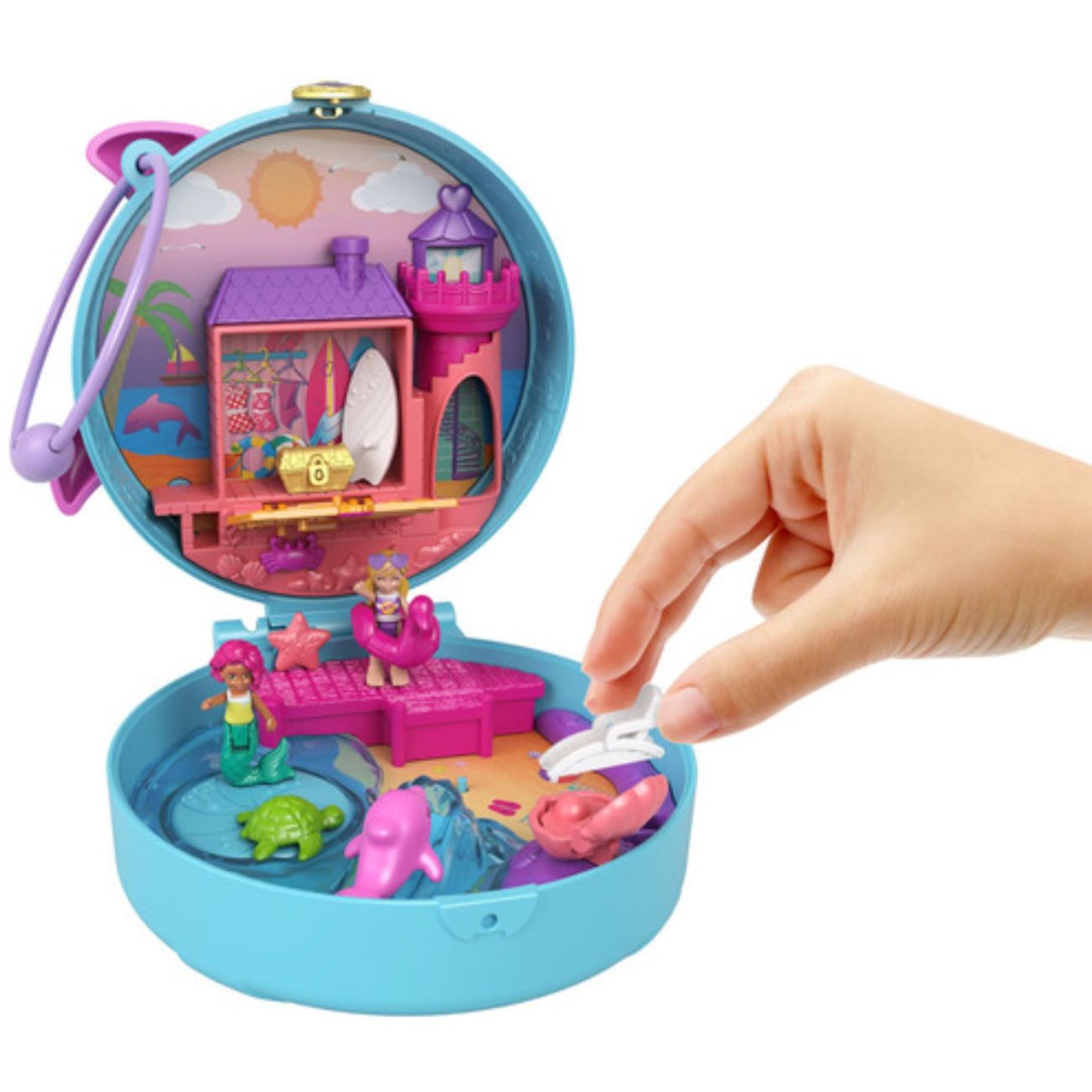 Polly Pocket Dolphin Beach Compact