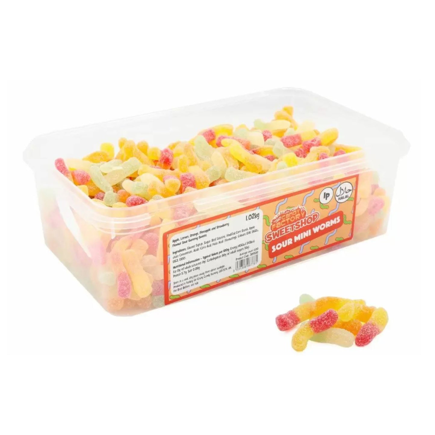 Crazy Candy Factory Mini Sour Worms