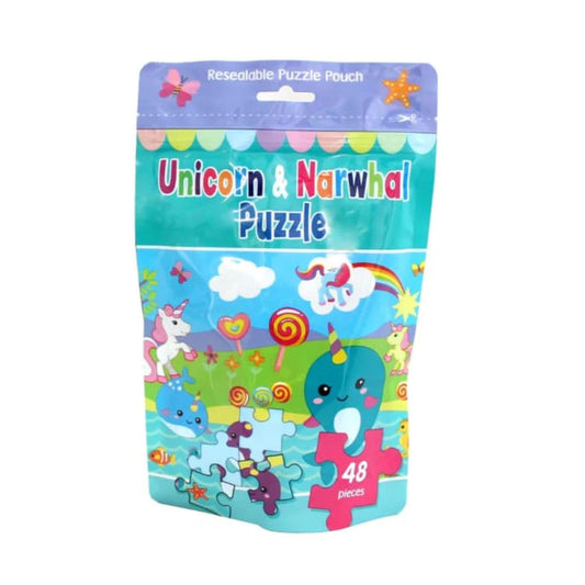 Unicorn & Narwhal Puzzle