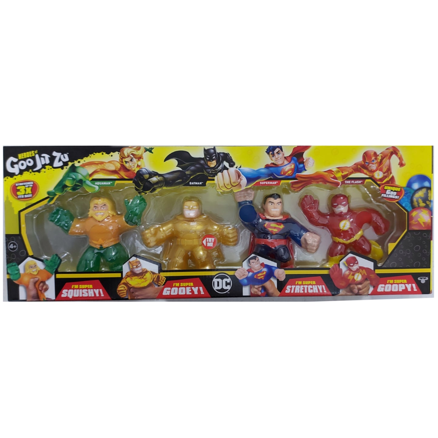 Goo Jit Zu - Justice League 4 Pack