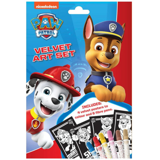 Paw Patrol Velvet Art Set